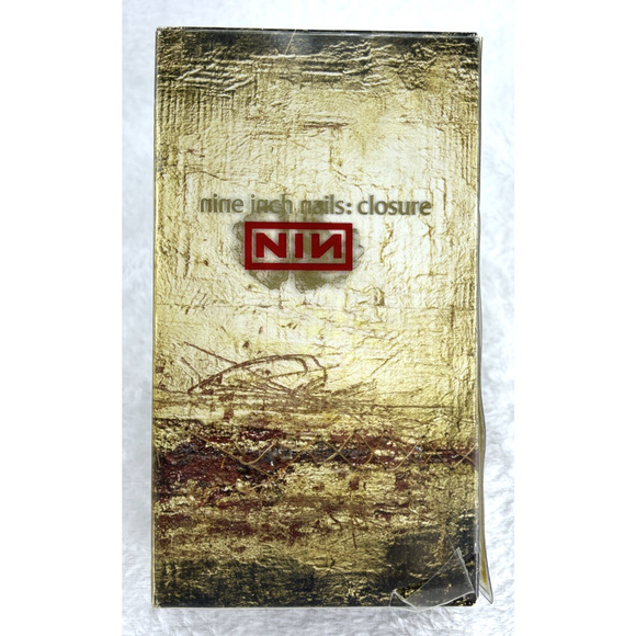 NIN Nine Inch Nails Closure VHS 1997 2 Tape Set Vintage Industrial w Pamphlet - Picture 1 of 16